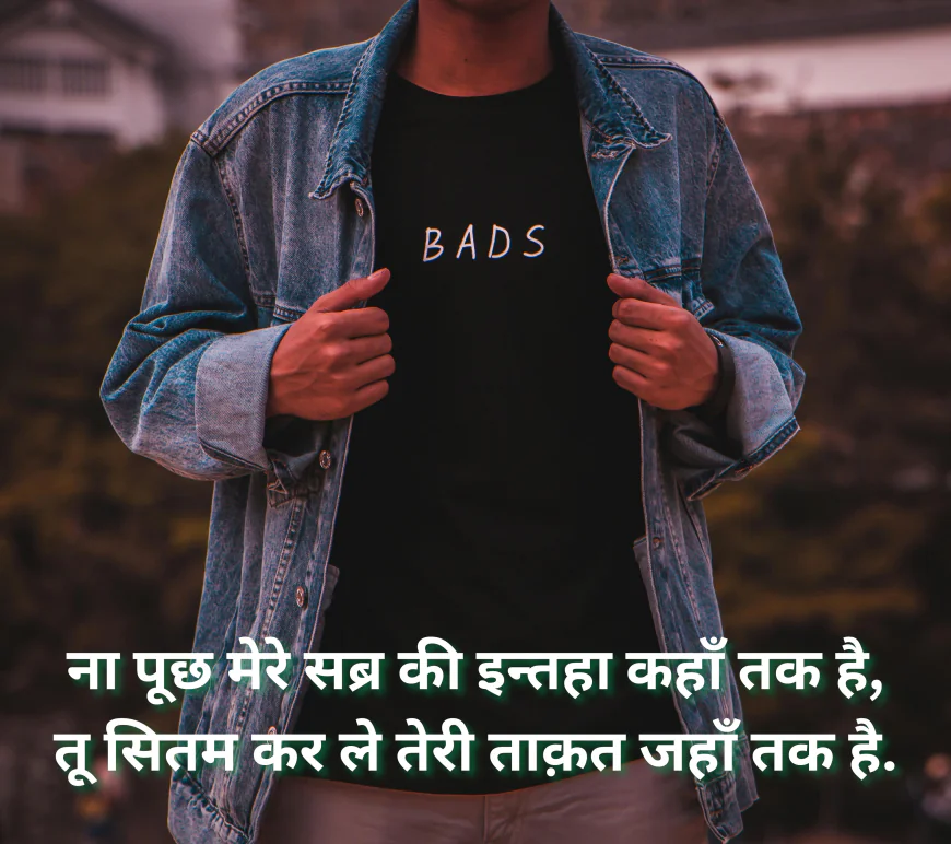 Attitude Shayari 2 Line | Royal Status Shayari in Hindi