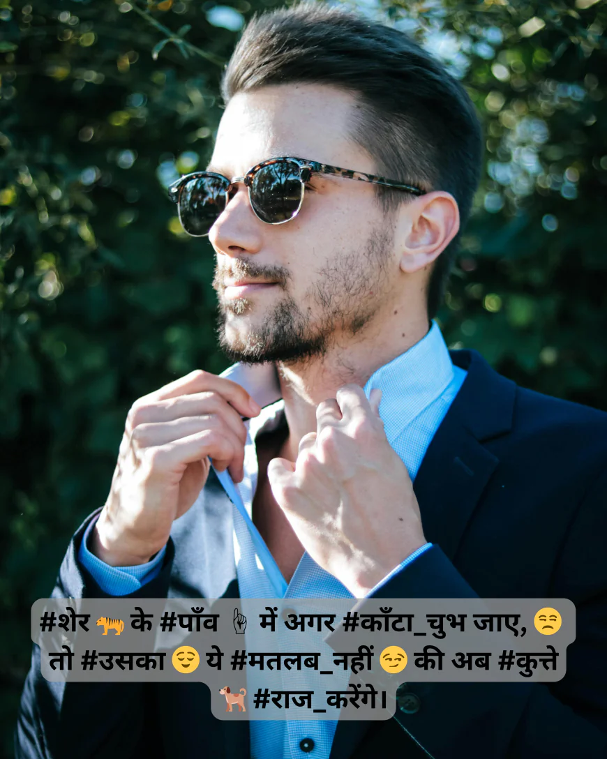 Royal Attitude Shayari | 2 Line Killer Status for Boss Vibes